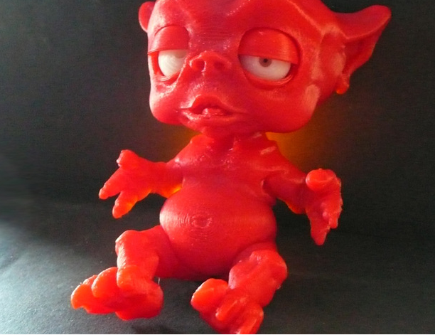 小恶魔3D打印模型