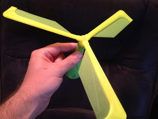 三叶竹蜻蜓3D打印模型