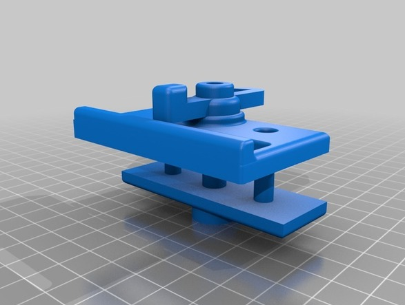 滑动门锁3D打印模型