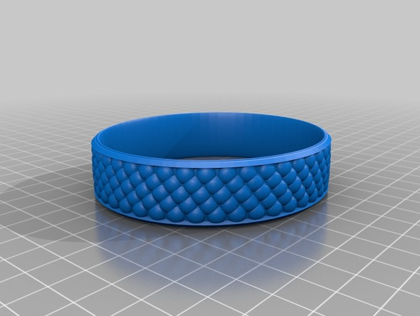 螺纹手镯3D打印模型