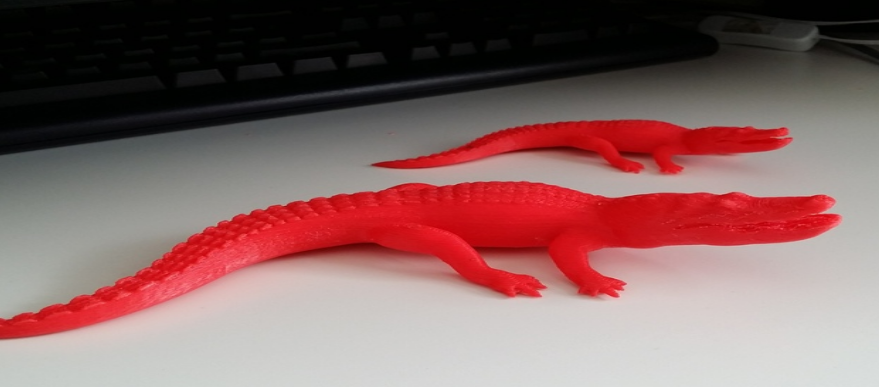鳄鱼3D打印模型
