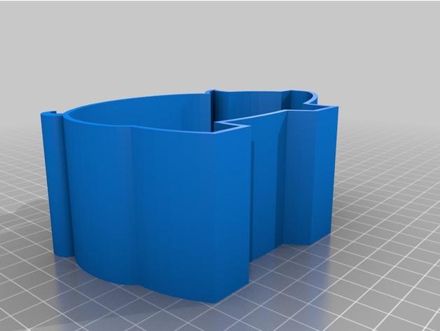 镂空小猪储蓄罐3D打印模型