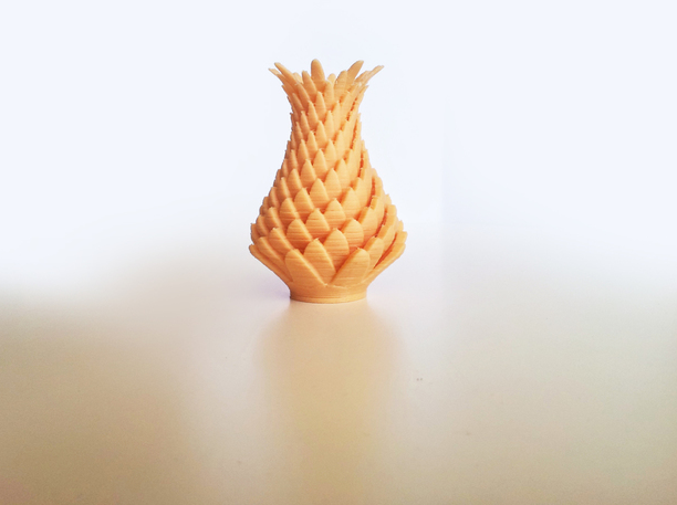 凤梨花瓶3D打印模型