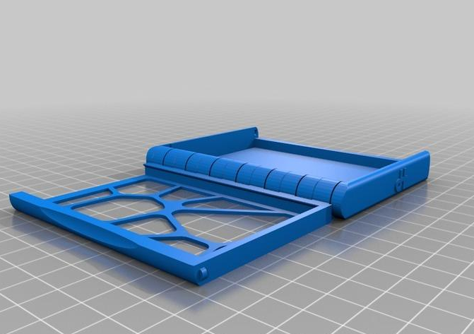 折叠钱包3D打印模型
