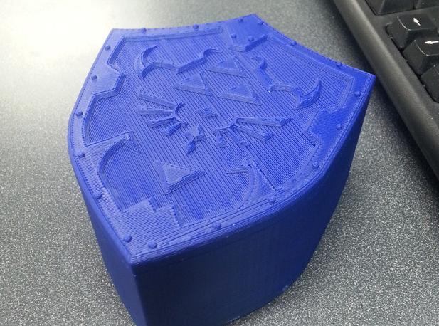 盾牌收纳盒 3D打印模型
