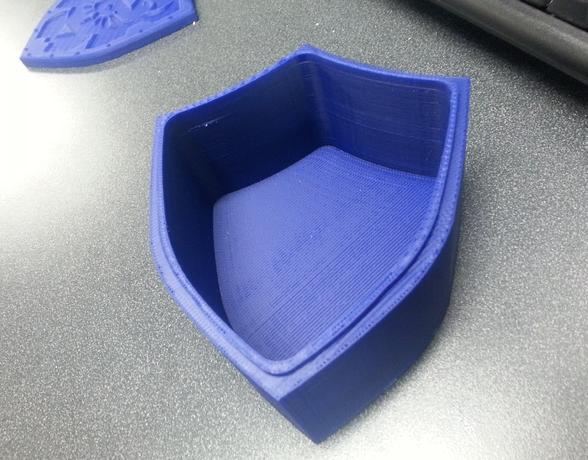 盾牌收纳盒 3D打印模型