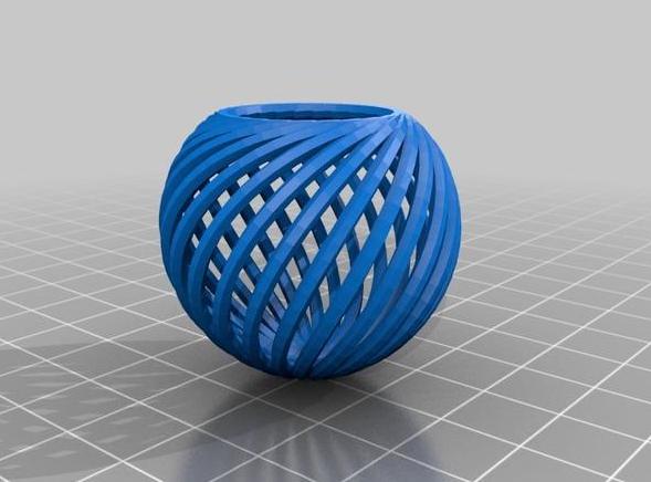 球形收纳篮3D打印模型