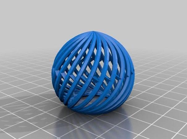球形收纳篮3D打印模型