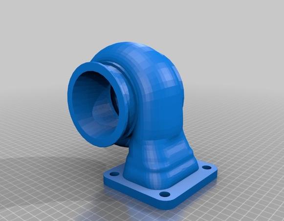 涡轮增压器3D打印模型