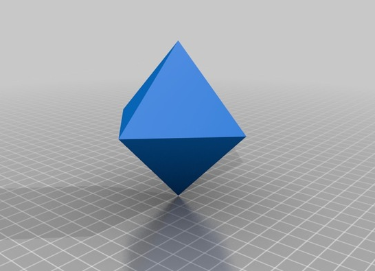 柏拉图固体模型3D打印模型