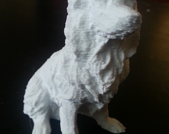 牧羊犬3D打印模型