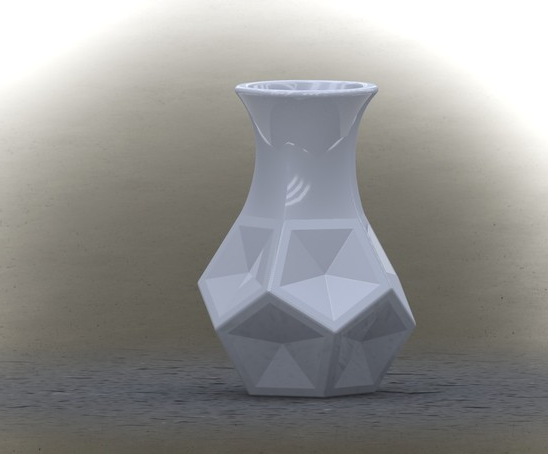几何花瓶3D打印模型