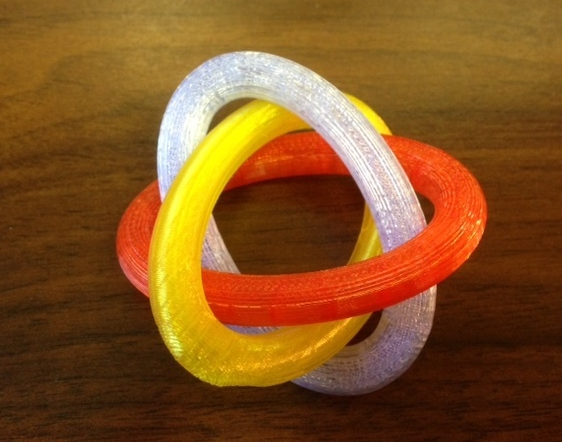 多环集合3D打印模型