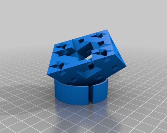门格尔片3D打印模型
