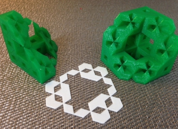 门格尔片3D打印模型
