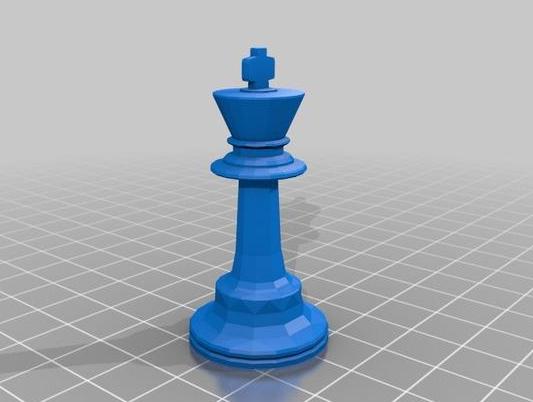 棋子图3D打印模型