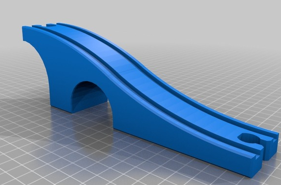 高速公路轨道3D打印模型