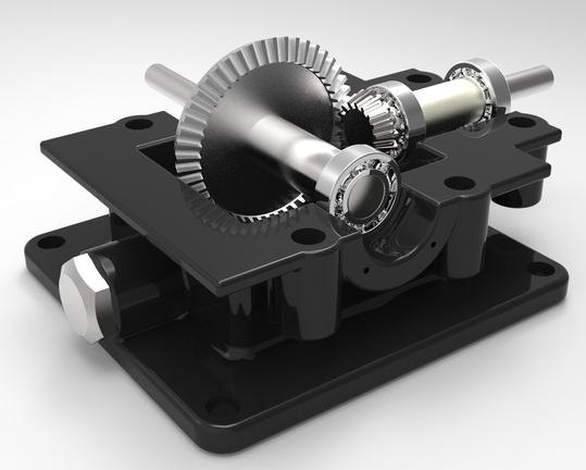 锯齿轮变速器3D打印模型