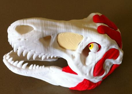 霸王龙头骨3D打印模型