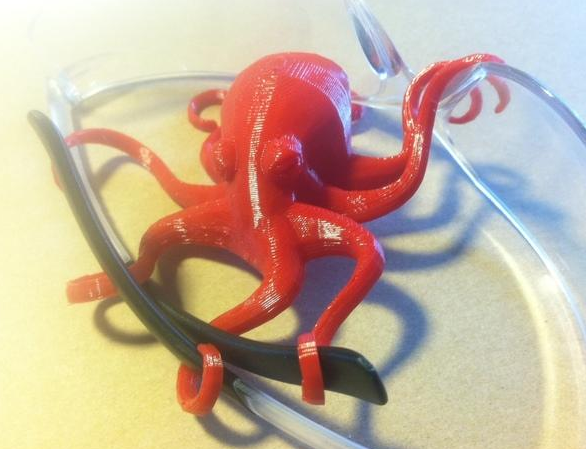 Q版章鱼3D打印模型