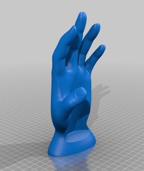 手掌托盘3D打印模型