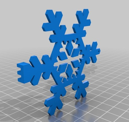 雪花灯3D打印模型