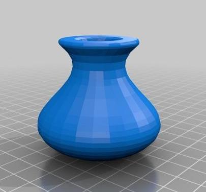 椎体花瓶3D打印模型