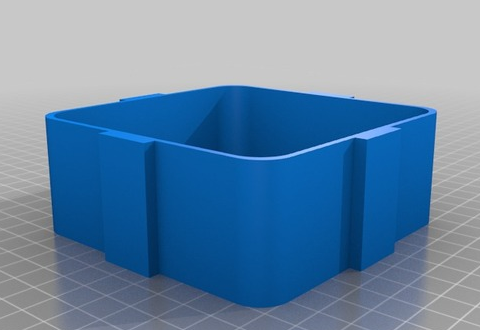 方形礼品收纳盒3D打印模型