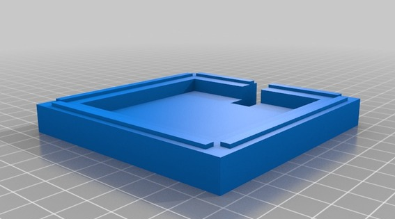 方体壁灯3D打印模型