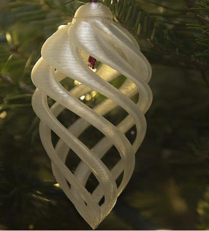 冰激凌螺旋式螺旋灯饰3D打印模型