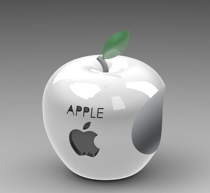 苹果3D打印模型
