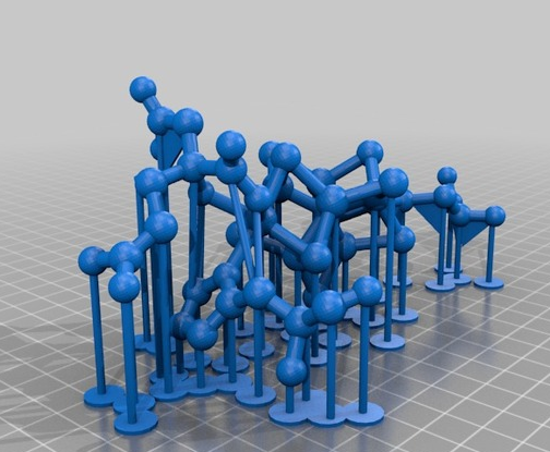 生物因子结构3D打印模型
