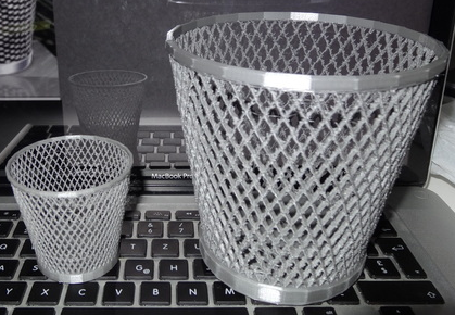 迷你垃圾桶3D打印模型