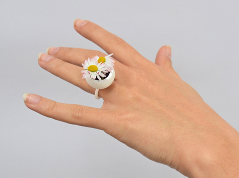 花朵戒指3D打印模型