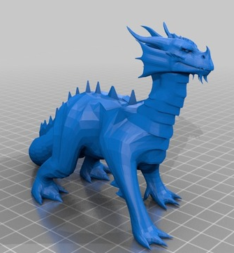 龙3D打印模型