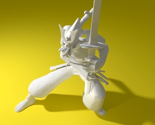 英雄模型剑圣3D打印模型
