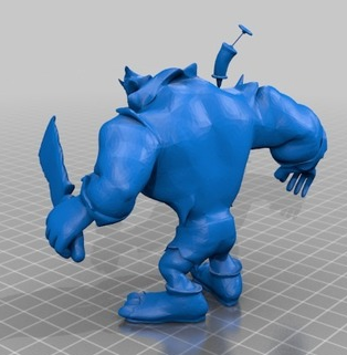 英雄联盟蒙多3D打印模型