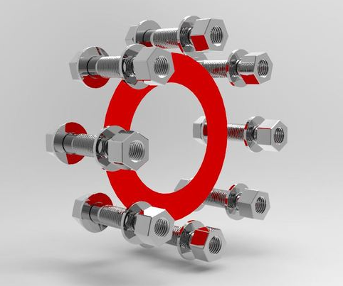 螺母螺栓套件3D打印模型
