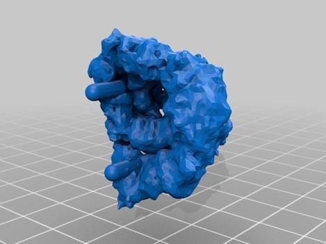蛋白酶3D打印模型