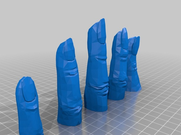 手指3D打印模型