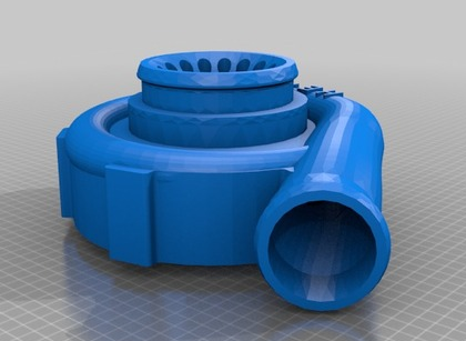 压缩机壳体3D打印模型