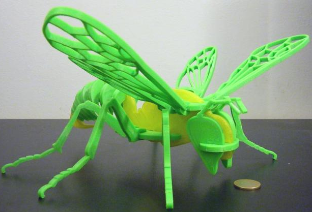 蜜蜂拼图模板设计3D打印模型