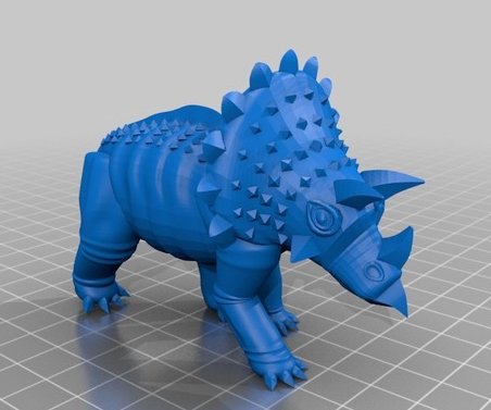 侏罗纪世界五角龙3D打印模型