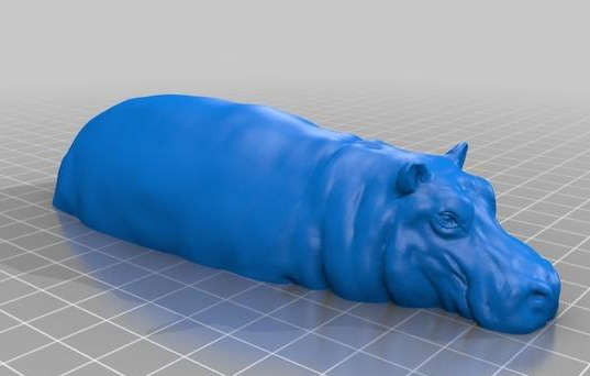 河马 3D打印模型