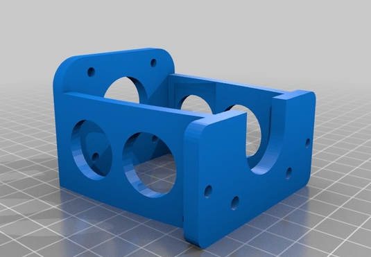 电机安装板座3D打印模型
