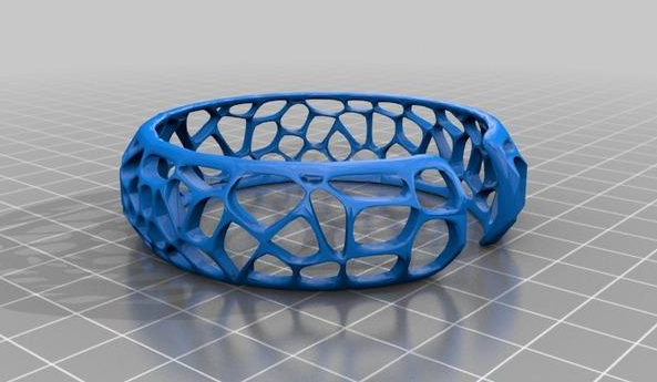 珊瑚手镯设计3D打印模型