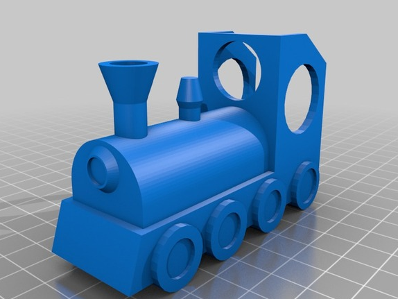 玩具火车模型套件3D打印模型