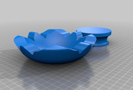旋风灯具设计  3D打印模型