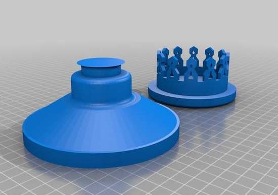 旋风灯具设计  3D打印模型
