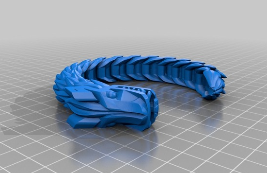 羽蛇神手镯3D打印模型